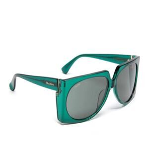 MaxMara Women's Dark Green Anne Oversized Square Eyewear Sunglasses